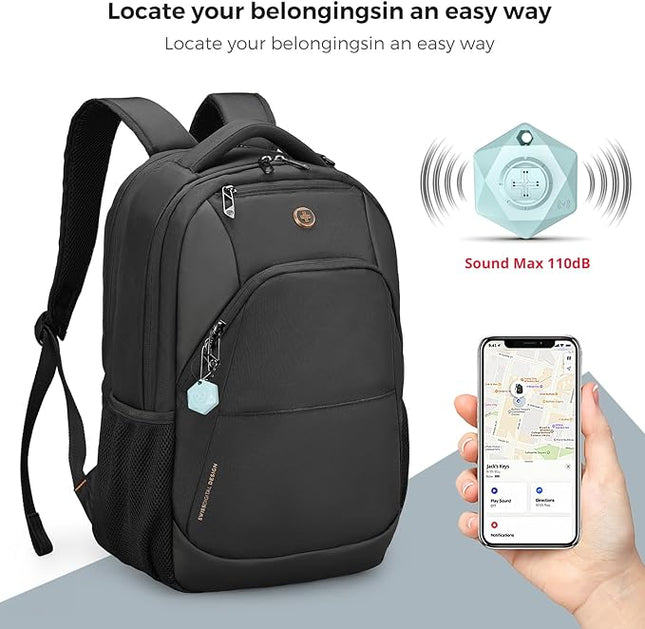 Swissdigital Design Business Laptop Backpack, College Laptops Backpack with USB Charging Port for Men and Women Fits 16 Inch Notebook, Black-Finder Color Random | SD1670BT013-01