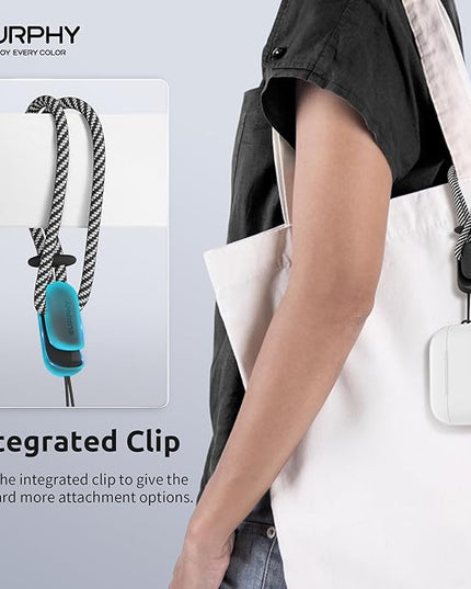 SURPHY 2 Pack Phone Lanyard for Cellphone Case, Phone Wrist Strap for Case, Cellphone Strap with 2-Color Braided, Charm Wrist Lanyard for Women, Cellphone Wrist Lanyard for Women, Black & Black