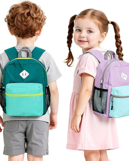 STEAMEDBUN Toddler Backpack Girls 2-4, Kids Backpack Girls, Preschool Daycare Travel Small - 12inch