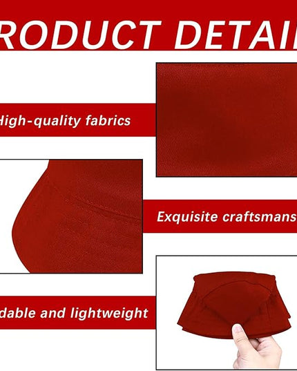 DASSNANE Sublimated Bucket Hats Bulk Solid Color DIY Blank Hat Bucket Hats for Men, Women and Adults