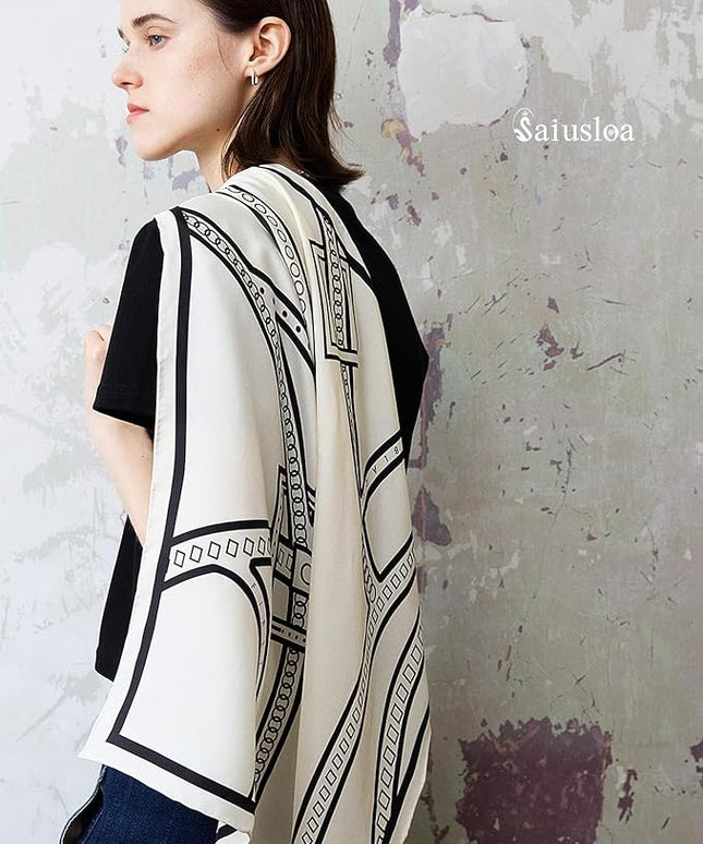 Neck Scarf For Womens Silky Head Scarves Hair Bandanas Square Scarf Fashion Accessories lightweight