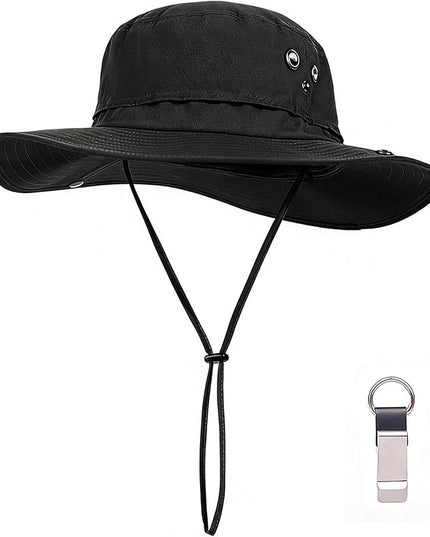 PLCWSCFV Plus Size XL XXL Sun Hats for Men Bucket Boonie UV Protection UPF50+ Waterproof Wide Brim Foldable Fishing Beach