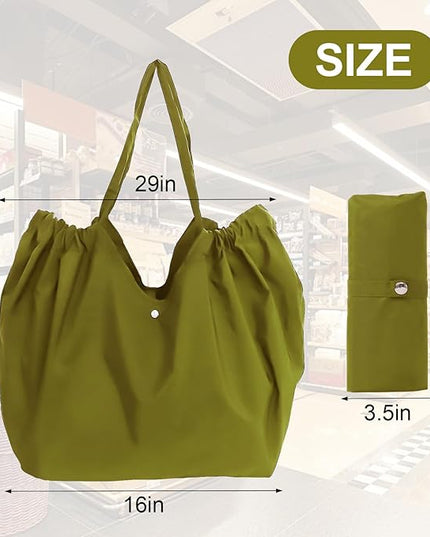 Reusable Grocery Bags,Reusable Shopping Bags,Folding Bags Totes,Stretchable and shrinkable shopping bag for Groceries