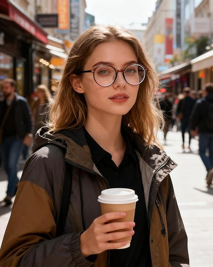 Blue Light Blocking Glasses for Computer/Gaming/Mobile Video - Reduce Eye Strain & Improve Sleep for Men and Women