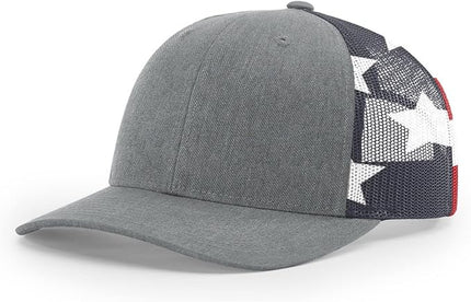 Richardson 112 Trucker Hat - Premium Adjustable Snapback Hat - Structured Six Panel Richardson Blank Caps