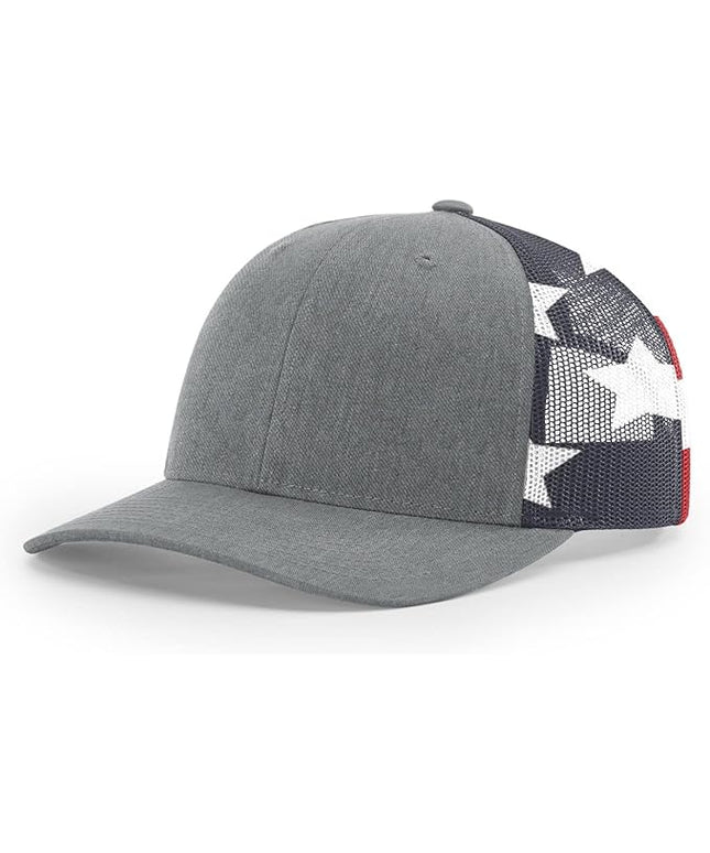 Richardson 112 Trucker Hat - Premium Adjustable Snapback Hat - Structured Six Panel Richardson Blank Caps