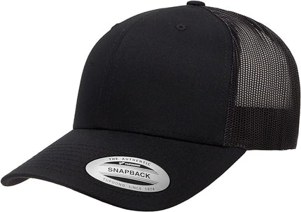 Yupoong Classic Premium Mesh 6 Panel Retro Trucker Cap | Mid Profile Snapback | OSFA | Bulk Pack Available