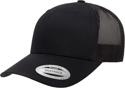 Yupoong Classic Premium Mesh 6 Panel Retro Trucker Cap | Mid Profile Snapback | OSFA | Bulk Pack Available