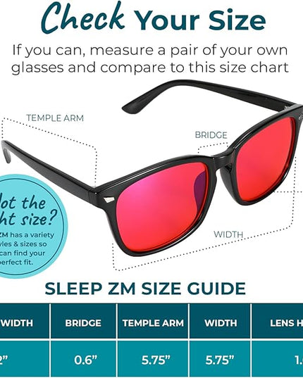 100% Blue Light Blocking Glasses - Women + Men - Better Sleep - Anti Eye Strain Protection - Computer Screens Gaming