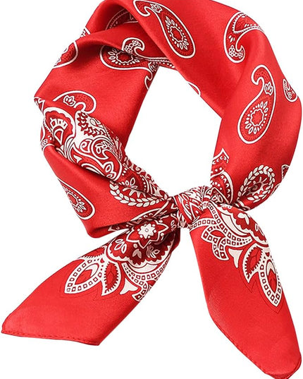 Satin Bandanas Head Scarf For Women Hair Scarves Accessories Lightweight Fashion Wrap Neck Silk Sleeping Headscarf
