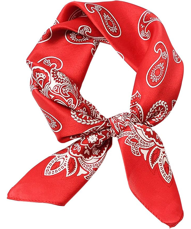 Satin Bandanas Head Scarf For Women Hair Scarves Accessories Lightweight Fashion Wrap Neck Silk Sleeping Headscarf