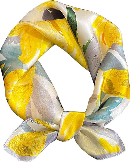 Dailyacc Hair Bandanas Scarf For Women Lightweight Fashion Neck Silk Satin Head Scarves For Sleeping Handbags Scarf