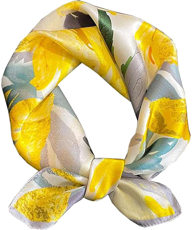 Dailyacc Hair Bandanas Scarf For Women Lightweight Fashion Neck Silk Satin Head Scarves For Sleeping Handbags Scarf