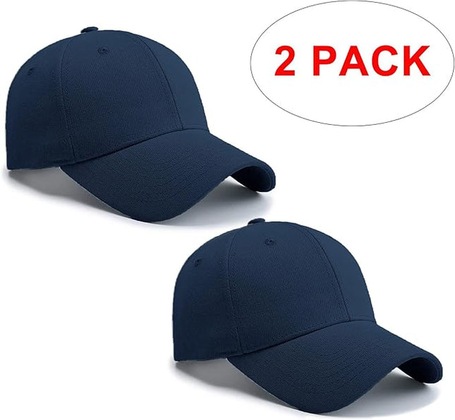 PFFY 2 Packs Baseball Cap Golf Dad Hat for Men and Women