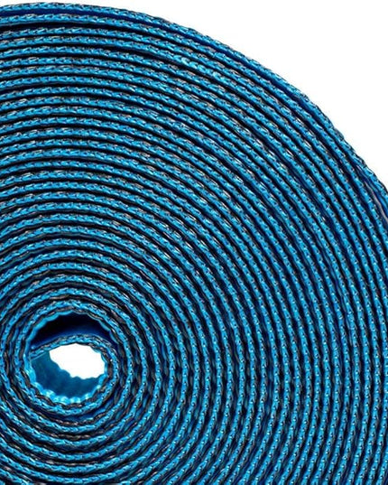 Mytee Products 2" x30' Winch Straps w/Flat Hook - 3333lbs WLL - Blue Heavy Duty 2 Inch Cargo Control Tie Down Straps for Flatbed Truck Utility Trailer