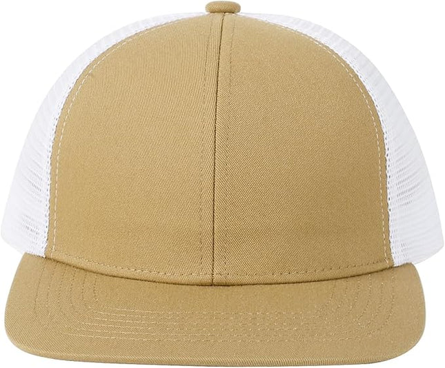 NTLWKR Trucker Hat Mesh Baseball Cap,Adjustable Snapback Outdoor Sports Caps for Men and Women,Breathable Dad Hats