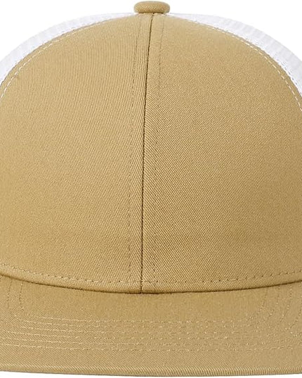 NTLWKR Trucker Hat Mesh Baseball Cap,Adjustable Snapback Outdoor Sports Caps for Men and Women,Breathable Dad Hats