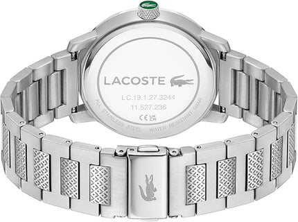 Lacoste.12.12 Metropole Men's 3H Quartz Watch, Stainless Steel Bracelet - Classic, Stylish Timepice - Gift for Him