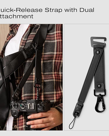 C Coiro Leather Camera Sling Bag, Weather Resistant Crossbody Camera Bag, Professional Pouch for Photographers
