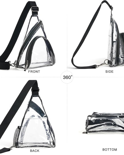 7L Sling Bag For Women Men Backpack Fanny Pack Crossbody Chest Travel Shoulder Belt Bags Purse Handbag PU Leather