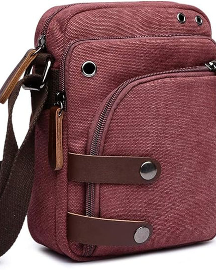 Collsants Mini Crossbody Bags for Women and Men - Small Purses and Handbags - Travel Bag - Canvas Shoulder Purse