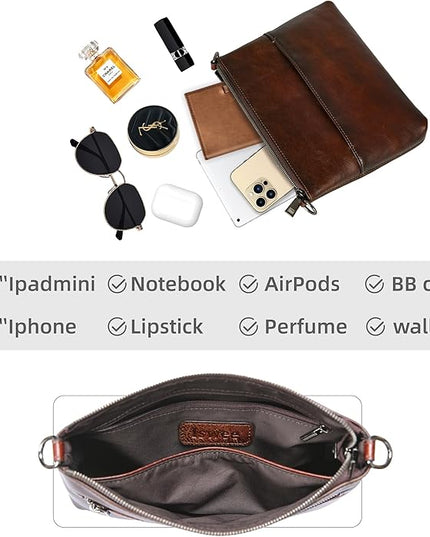 Iswee Crossbody Bag for Women Leather Purses Fashion Designer Handbags