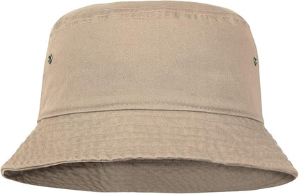 Falari Men Women Unisex Cotton Bucket Hat 100% Cotton Packable for Travel Fishing Hunting Summer Camp