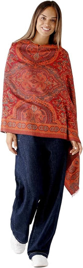 Scarf for Women Spanish Design Elegant Long Shawl Scarves for Summer Fall