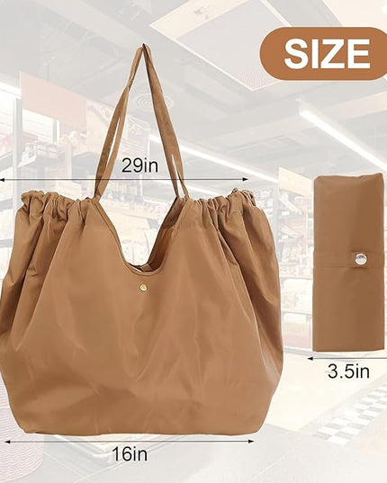 Reusable Grocery Bags,Reusable Shopping Bags,Folding Bags Totes,Stretchable and shrinkable shopping bag for Groceries