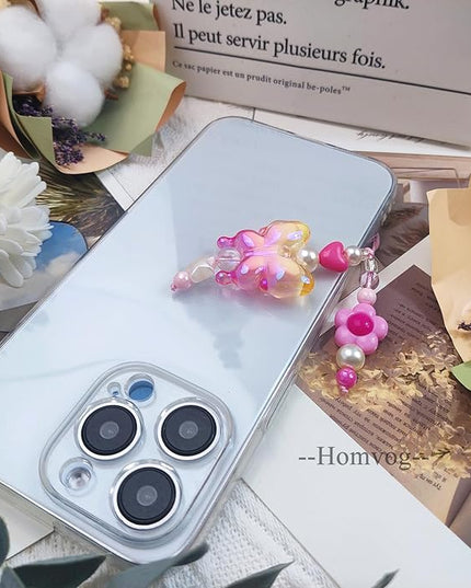 1-4PCS Cute Phone Charms Aesthetic Y2K Cell Phone Charms Strap Strawberry Butterfly Star PhoneCharm Y2K Accessories for Bag Keychain Airpods Camera Pendants Decor