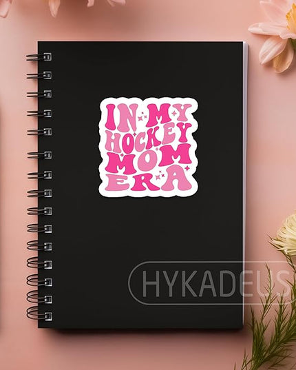 (3PCS) Hockey Stickers – Cool Hockey Gift for Dad, Coaches, Fans, Boys & Girls – Waterproof Vinyl Decals for Laptop, Water Bottle, Scrapbook, Tumbler, Phone – 3" x 1.6"