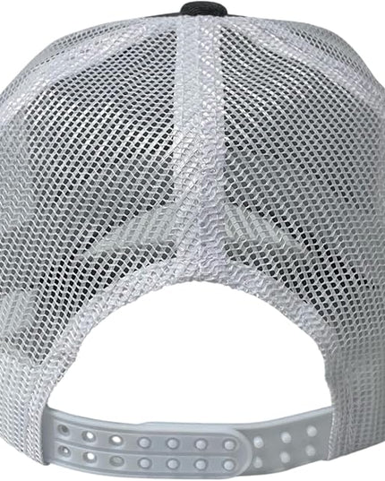 Classic Solid Color Mesh Trucker Hat - Adjustable Snapback Cap for Men & Women - Casual & Sporty Style
