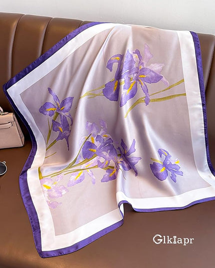 Satin Bandana Headscarf for Women Silky Hair Scarves for Fashion Lightweight