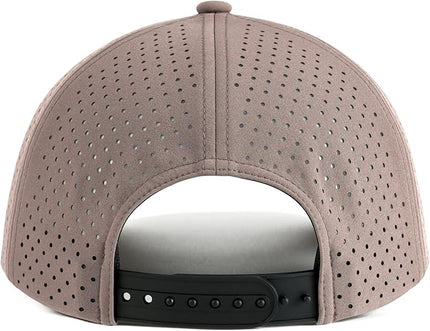 VOBOOM Men Quick Dry Baseball Cap Laser Cut Mesh Ball Curved Brim Snapback Hat
