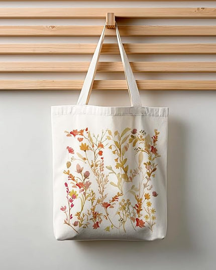Horaldaily Canvas Tote Bag,Reusable Shoulder Tote Bag for Women Lady Casual Vacation, Shopping, Work, Gym