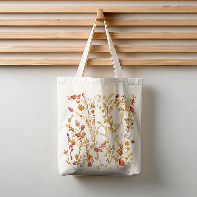 Horaldaily Canvas Tote Bag,Reusable Shoulder Tote Bag for Women Lady Casual Vacation, Shopping, Work, Gym