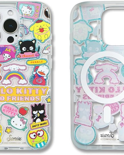 Sonix x Sanrio Case for iPhone 16 Pro | Compatible with MagSafe | 10ft Drop Tested | Hello Kitty and Friends Stickers
