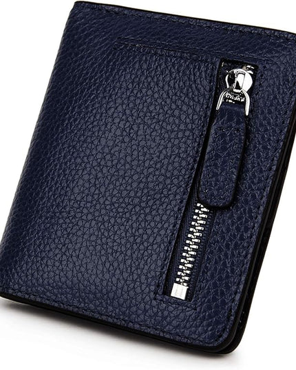 AINIMOER Small Leather Wallet for Women, Ladies Credit Card Holder RFID Blocking Women's Mini Bifold Pocket Purse