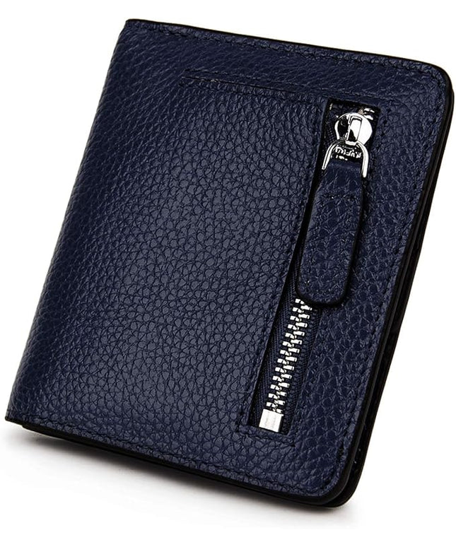 AINIMOER Small Leather Wallet for Women, Ladies Credit Card Holder RFID Blocking Women's Mini Bifold Pocket Purse