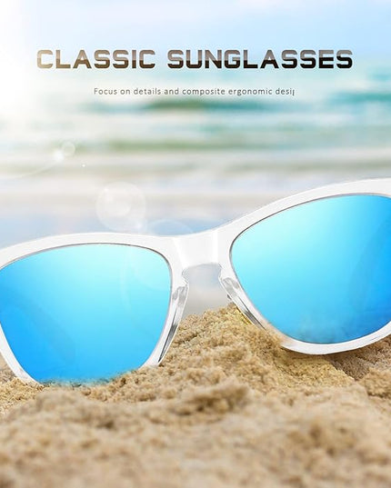 DANAMY Sunglasses Womens Polarized Sunglasses for Women Trendy Designer Mirrored UV400 Protection Sun Glasses