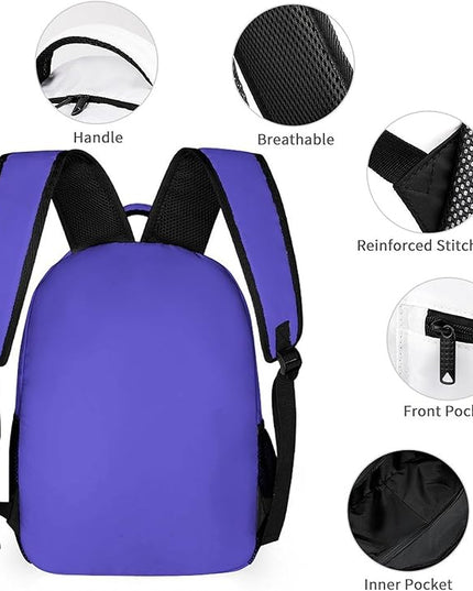 Fashion Iris Backpack Lightweight Large Capacity Laptop Daybag for Travel Work