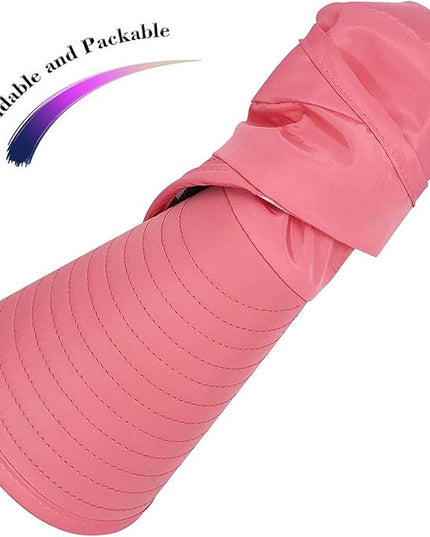 HINDAWI Sun Hats for Women Wide Brim UV Protection Sun Hat Summer Beach Packable Visor