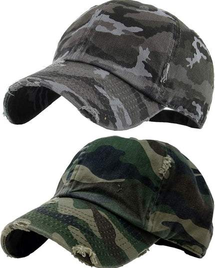 Funky Junque Distressed Baseball Cap