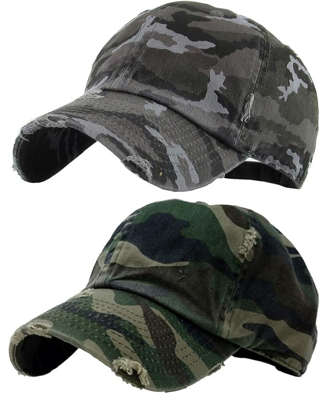 Funky Junque Distressed Baseball Cap