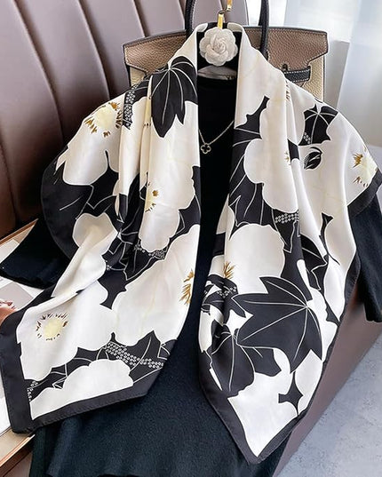 Headscarf Large Square Scarf 35" Fashion Scarves Silk Feeling Hair Wrapping Scarfs Hairscarf BA16