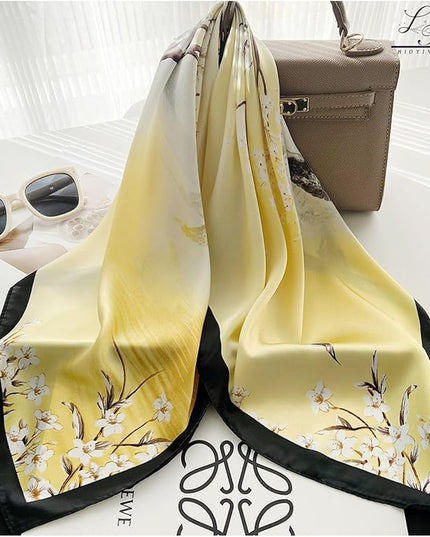 Satin Bandanas Head Scarf For Women Hair Scarves Accessories Lightweight Fashion Wrap Neck Silk Sleeping Headscarf