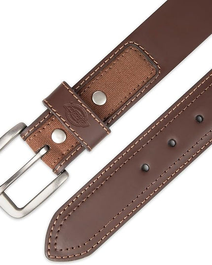 Dickies mens Industrial Strength Leather Belt – Workwear, Durable, Reinforced, Heavyweight