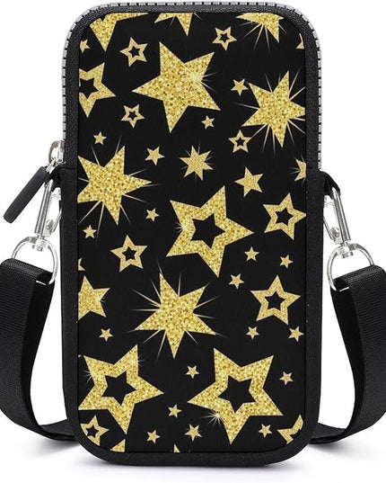 Unisex Small Crossbody Bags, Women Men Portable Adjustable Crossbody Phone Wallet Pouch