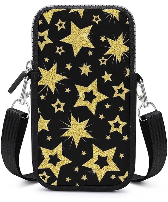 Unisex Small Crossbody Bags, Women Men Portable Adjustable Crossbody Phone Wallet Pouch