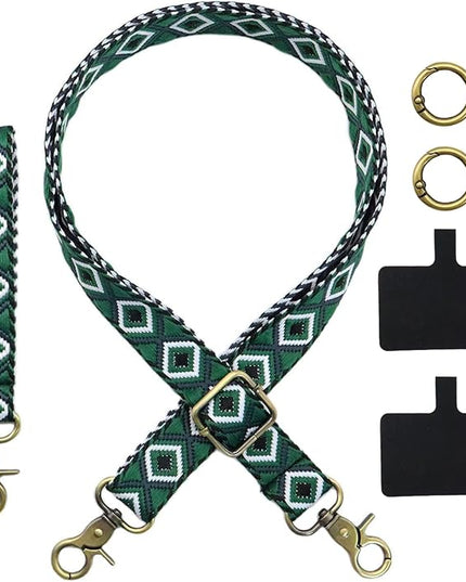 LEMEDE Adjustable Phone Lanyard - Phone Wristlet & Crossbody Phone Strap, Versatile for ID, Camera，Key straps(1" Width)